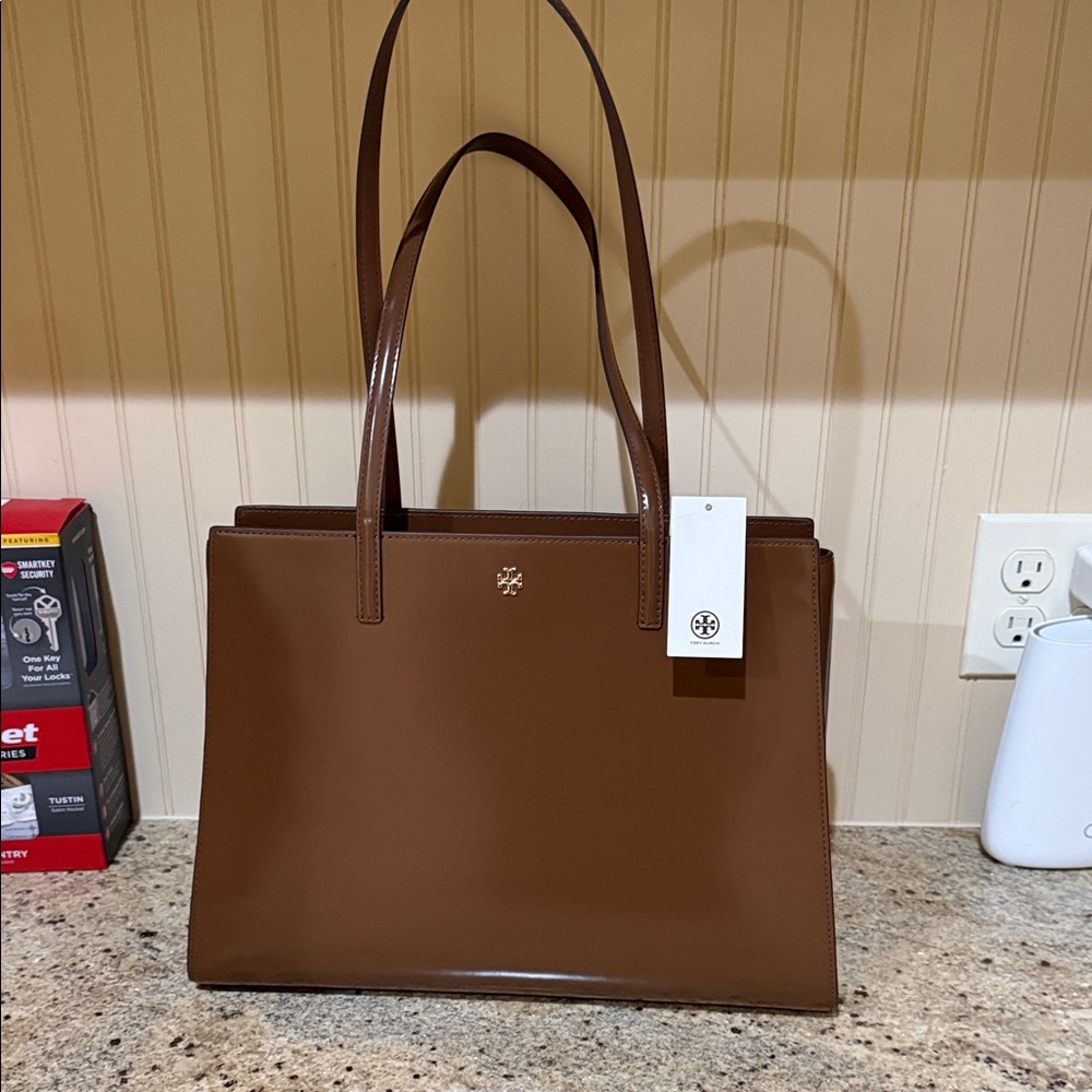 Tory Burch Rich Brown Tote